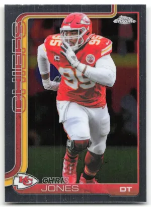 Chris Jones 2025 Topps Chrome Kansas City Chiefs