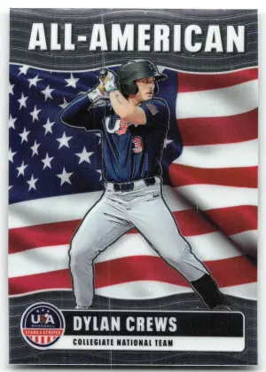 Dylan Crews 2026 Panini Stars & Stripes Prizm USA Baseball All-American