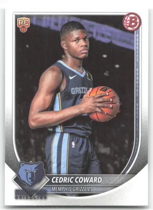 Cedric Coward RC 2025-26 Bowman Grizzlies