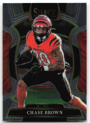 Chase Brown 2025 Panini Select Cincinnati Bengals