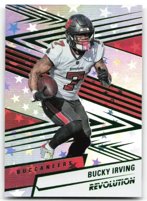 Bucky Irving 2025 Panini Revolution Green Astro #/699 Buccaneers