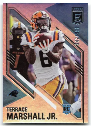 Terrace Marshall Jr. Rookie 2021 Donruss Elite #/999 Carolina Panthers