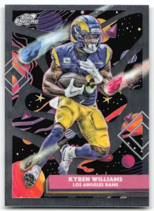 Kyren Williams 2025 Topps Chrome Cosmic Los Angeles Rams