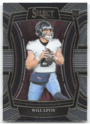 Will Levis Rookie 2023 Panini Select Phenomenon Tennessee Titans