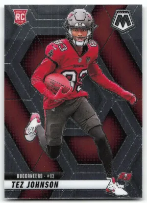 Tez Johnson RC 2025 Panini Mosaic Buccaneers