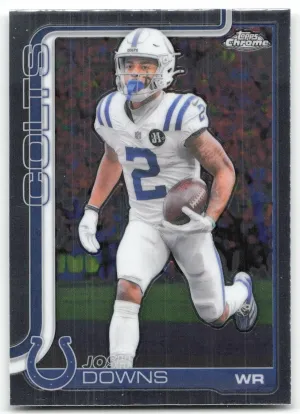 Josh Downs 2025 Topps Chrome Colts