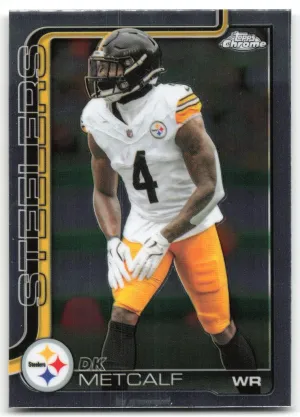 DK Metcalf 2025 Topps Chrome Pittsburgh Steelers
