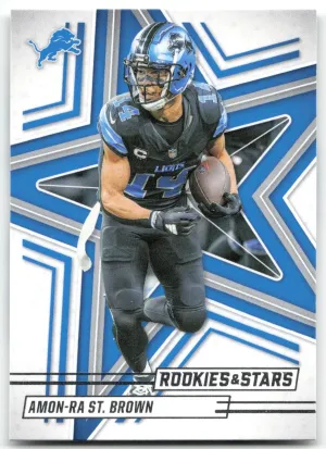 Amon-Ra St. Brown 2025 Panini Rookies & Stars Lions