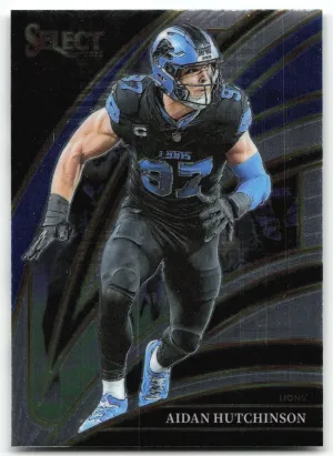 Aidan Hutchinson 2025 Panini Select Detroit Lions