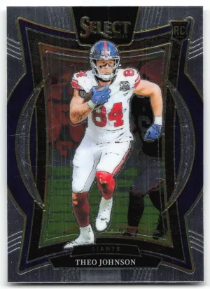 Theo Johnson 2024 Panini Select Giants