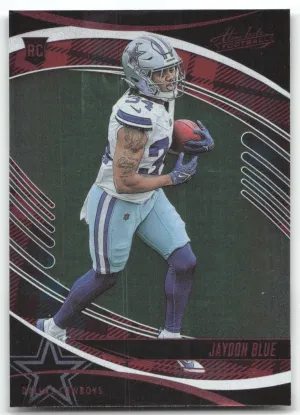 Jaydon Blue 2025 Panini Absolute Countdown Calendar Dallas Cowboys
