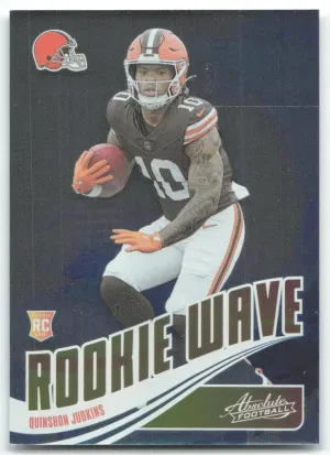 Quinshon Judkins Rookie 2025 Panini Absolute Rookie Wave Cleveland Browns