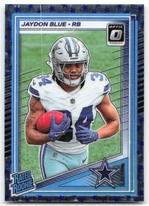 Jaydon Blue Rookie 2025 Donruss Optic Stars Dallas Cowboys