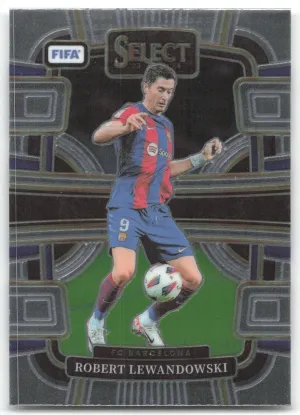 Robert Lewandowski 2023-24 Panini Select FIFA FC Barcelona