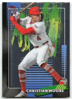 Christian Moore RC 2026 Finest Los Angeles Angels