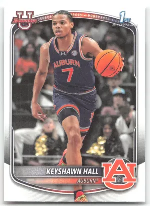 Keyshawn Hall 2025-26 Bowman Prospects Auburn Tigers