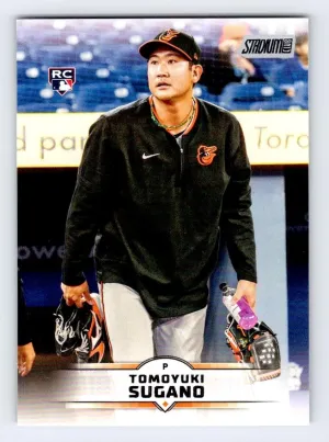 Tomoyuki Sugano RC 2025 Stadium Club Baltimore Orioles