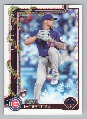 Cade Horton RC 2025 Topps Holiday Cubs