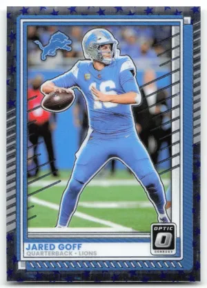 Jared Goff 2025 Donruss Optic Stars Detroit Lions