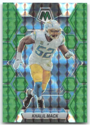 Khalil Mack 2023 Panini Mosaic Green Mosaic Los Angeles Chargers