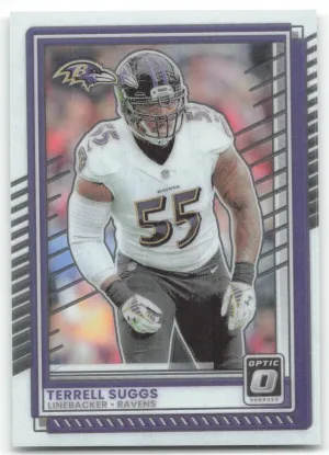 Terrell Suggs 2025 Donruss Optic Baltimore Ravens