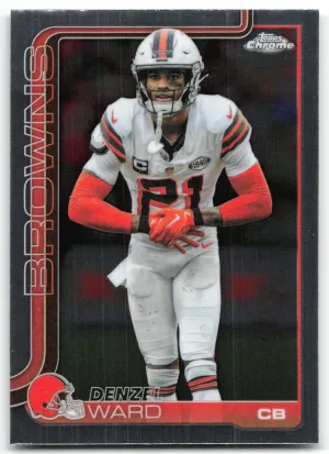 Denzel Ward 2025 Topps Chrome Cleveland Browns