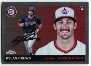 Dylan Crews Rookie 2025 Topps Chrome Platinum Washington Nationals