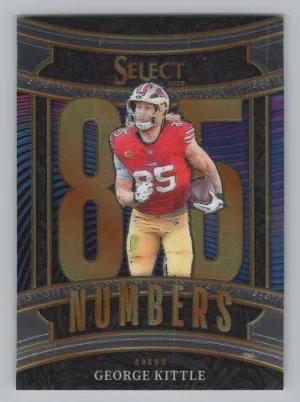 George Kittle 2025 Panini Select Select Numbers San Francisco 49ers