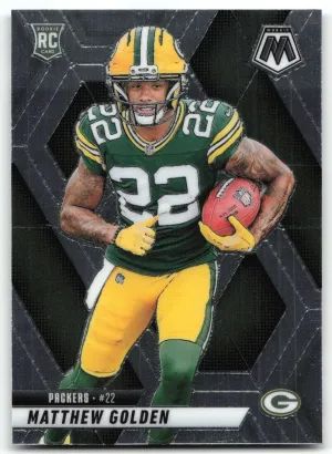 Matthew Golden Rookie 2025 Panini Mosaic Green Bay Packers
