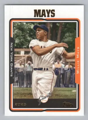 Willie Mays 2025 Topps Archives New York Giants