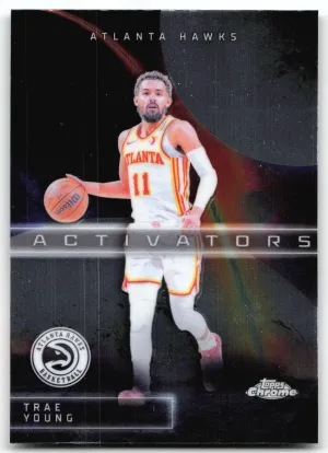 Trae Young 2025-26 Topps Chrome Activators Hawks