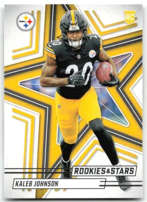 Kaleb Johnson Rookie 2025 Panini Rookies & Stars Pittsburgh Steelers