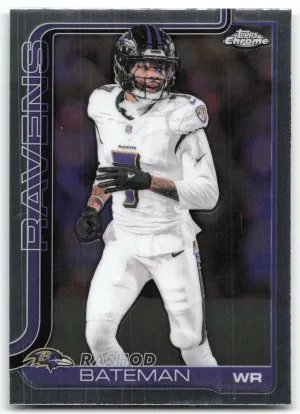 Rashod Bateman 2025 Topps Chrome Baltimore Ravens