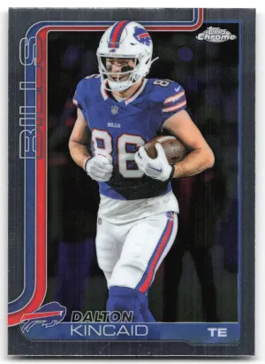 Dalton Kincaid 2025 Topps Chrome Buffalo Bills