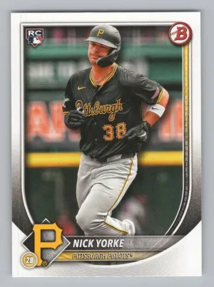 Nick Yorke RC 2025 Bowman Pirates