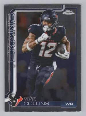 Nico Collins Topps 2025 Chrome Houston Texans