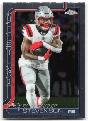 Rhamondre Stevenson 2025 Topps Chrome New England Patriots