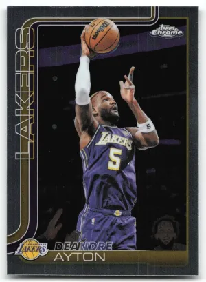 Deandre Ayton 2025-26 Topps Chrome Update Los Angeles Lakers