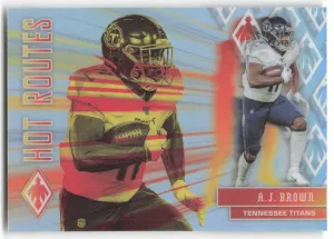 A.J. Brown 2020 Panini Phoenix Hot Routes Tennessee Titans