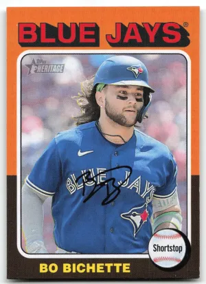 Bo Bichette 2024 Topps Heritage Blue Jays