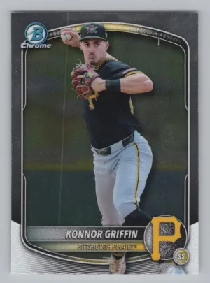Konnor Griffin 2025 Bowman Draft Chrome Pittsburgh Pirates
