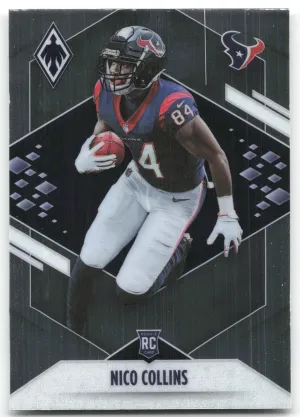 Nico Collins Rookie 2021 Panini Phoenix Houston Texans