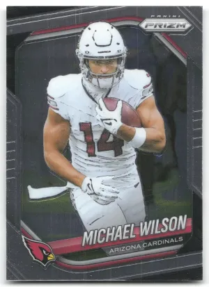 Michael Wilson 2025 Panini Prizm Arizona Cardinals