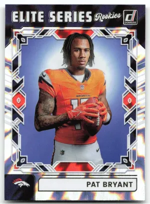 Pat Bryant 2025 Donruss The Elite Series Rookies Denver Broncos