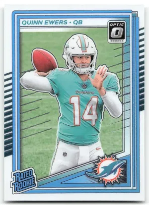 Quinn Ewers RC 2025 Donruss Optic Dolphins