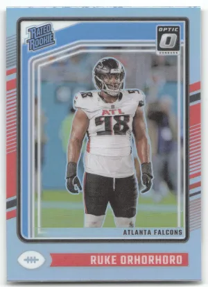 Ruke Orhorhoro 2024 Donruss Optic Holo Atlanta Falcons
