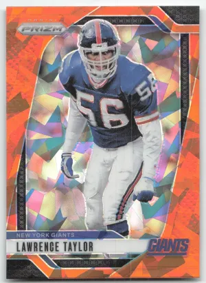 Lawrence Taylor 2024 Panini Prizm Orange Ice New York Giants