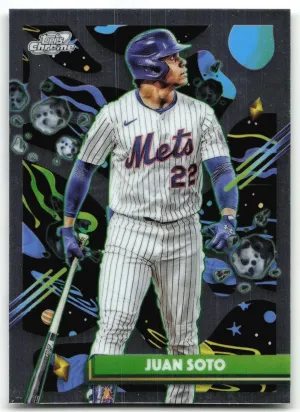 Juan Soto 2025 Topps Chrome Cosmic New York Mets