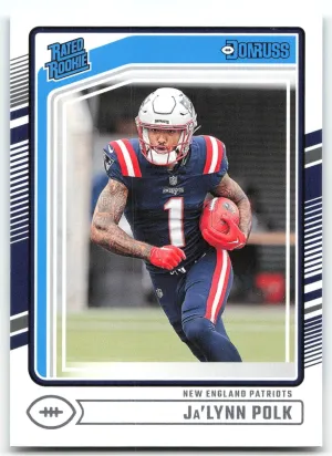 Ja'Lynn Polk Rookie 2024 Donruss New England Patriots