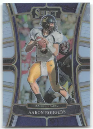 Aaron Rodgers 2023 Panini Select Draft Picks Silver Prizm California